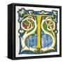 Illuminated Letter T-null-Framed Stretched Canvas