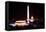 Illuminated Lincoln Memorial, Washington Monument, and US Capitol, Jan 18, 1989-null-Framed Stretched Canvas