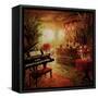 Illuminated Lounge-Foxwell-Framed Stretched Canvas