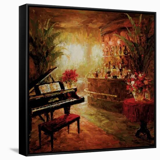 Illuminated Lounge-Foxwell-Framed Stretched Canvas