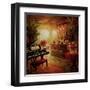 Illuminated Lounge-Foxwell-Framed Art Print