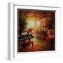 Illuminated Lounge-Foxwell-Framed Art Print