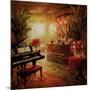 Illuminated Lounge-Foxwell-Mounted Art Print