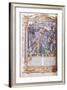 Illuminated Manuscript Depicting a King and His Army before a City, 1503-04-Jacques De Besancon-Framed Giclee Print