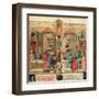 Illuminated manuscript, Digestum Vetus-Master of 1328-Framed Art Print