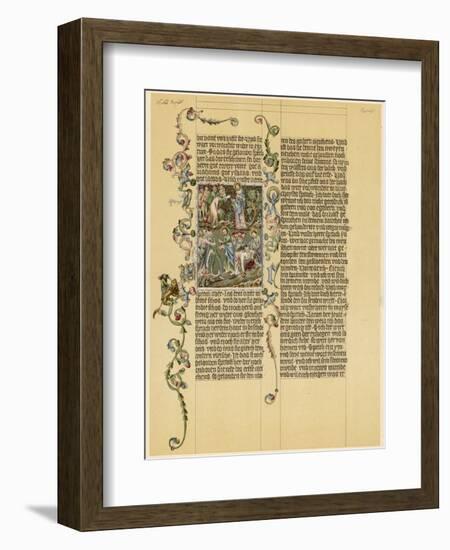 Illuminated Manuscript Known as the Wenzelbibel-null-Framed Photographic Print