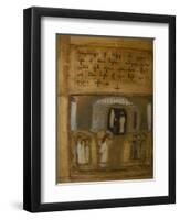 Illuminated Manuscript of the Georgian-Language Gospels, 11th-12th Century-null-Framed Giclee Print