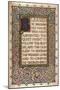 'Illuminated manuscript to illustrate Walter Scott's The Talisman', c1830-Sangorski and Sutcliffe-Mounted Giclee Print