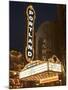 Illuminated Marquee of the Arlene Schnitzer Auditorium, Portland, Oregon, USA-William Sutton-Mounted Photographic Print