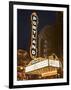 Illuminated Marquee of the Arlene Schnitzer Auditorium, Portland, Oregon, USA-William Sutton-Framed Photographic Print