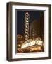 Illuminated Marquee of the Arlene Schnitzer Auditorium, Portland, Oregon, USA-William Sutton-Framed Photographic Print