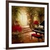 Illuminated Music Room-Foxwell-Framed Art Print