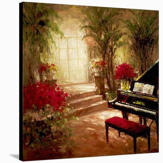 Illuminated Music Room-Foxwell-Stretched Canvas