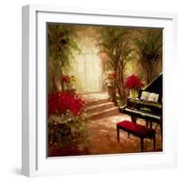 Illuminated Music Room-Foxwell-Framed Art Print