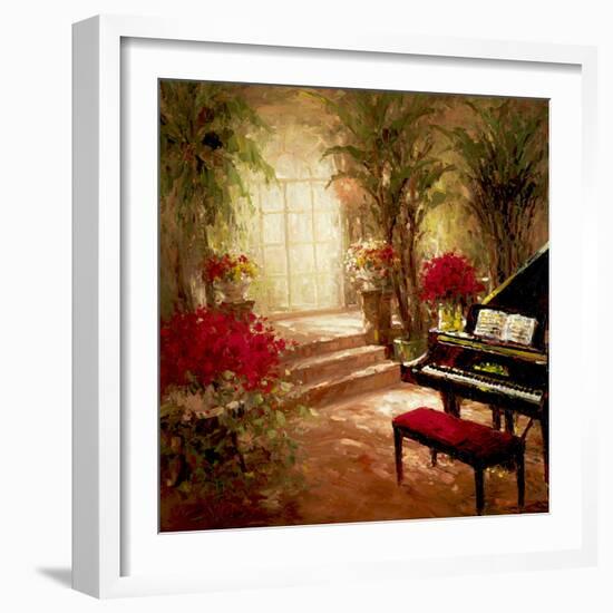 Illuminated Music Room-Foxwell-Framed Art Print