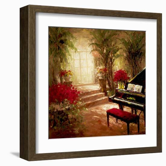 Illuminated Music Room-Foxwell-Framed Art Print