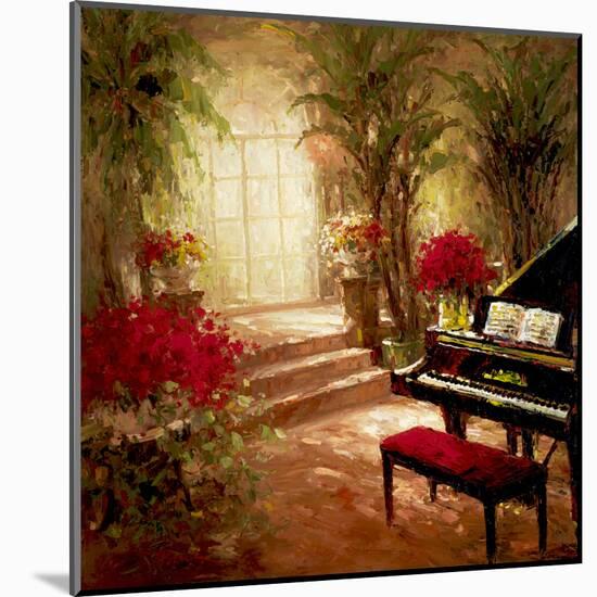 Illuminated Music Room-Foxwell-Mounted Art Print