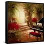 Illuminated Music Room-Foxwell-Framed Stretched Canvas