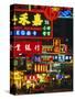 Illuminated Neon Street Signs, Nathan Road in Tsimshatsui, Hong Kong-Gavin Hellier-Stretched Canvas