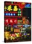 Illuminated Neon Street Signs, Nathan Road in Tsimshatsui, Hong Kong-Gavin Hellier-Stretched Canvas