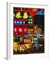 Illuminated Neon Street Signs, Nathan Road in Tsimshatsui, Hong Kong-Gavin Hellier-Framed Photographic Print