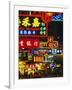 Illuminated Neon Street Signs, Nathan Road in Tsimshatsui, Hong Kong-Gavin Hellier-Framed Photographic Print