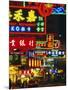 Illuminated Neon Street Signs, Nathan Road in Tsimshatsui, Hong Kong-Gavin Hellier-Mounted Photographic Print