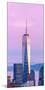 Illuminated One World Trade Center Amidst Buildings Against Sky in City at Dusk, Manhattan-null-Mounted Photographic Print