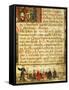 Illuminated Page from a Mariegola-null-Framed Stretched Canvas