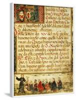 Illuminated Page from a Mariegola-null-Framed Photographic Print