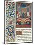 Illuminated Page, with Bordering, C1480-Jean Froissart-Mounted Giclee Print