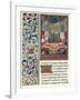 Illuminated Page, with Bordering, C1480-Jean Froissart-Framed Giclee Print