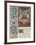 Illuminated Page, with Bordering, C1480-Jean Froissart-Framed Giclee Print