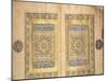 Illuminated Pages from a Koran Manuscript, Il-Khanid Mameluke School-null-Mounted Giclee Print