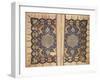 Illuminated Pages of a Koran Manuscript, Il-Khanid Mameluke School-null-Framed Giclee Print