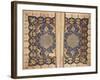 Illuminated Pages of a Koran Manuscript, Il-Khanid Mameluke School-null-Framed Giclee Print