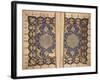 Illuminated Pages of a Koran Manuscript, Il-Khanid Mameluke School-null-Framed Giclee Print