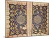 Illuminated Pages of a Koran Manuscript, Il-Khanid Mameluke School-null-Mounted Giclee Print