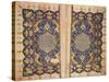 Illuminated Pages of a Koran Manuscript, Il-Khanid Mameluke School-null-Stretched Canvas