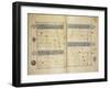 Illuminated pages of a Koran manuscript, Il-Khanid Mameluke School-null-Framed Giclee Print