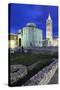 Illuminated Roman Forum (Forum Romanum)-Markus Lange-Stretched Canvas