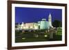 Illuminated Roman Forum (Forum Romanum)-Markus Lange-Framed Photographic Print