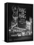 Illuminated Sign for Haig and Haig Whiskey, New York City, January 6, 1917-William Davis Hassler-Framed Stretched Canvas