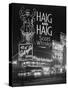 Illuminated Sign for Haig and Haig Whiskey, New York City, January 6, 1917-William Davis Hassler-Stretched Canvas