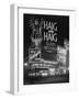 Illuminated Sign for Haig and Haig Whiskey, New York City, January 6, 1917-William Davis Hassler-Framed Photographic Print