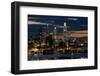 Illuminated skylines, Philadelphia, Pennsylvania, USA-null-Framed Photographic Print