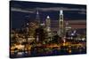 Illuminated skylines, Philadelphia, Pennsylvania, USA-null-Stretched Canvas