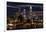 Illuminated skylines, Philadelphia, Pennsylvania, USA-null-Framed Photographic Print