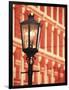 Illuminated Street Light, Galveston, Texas, USA-Walter Bibikow-Framed Photographic Print