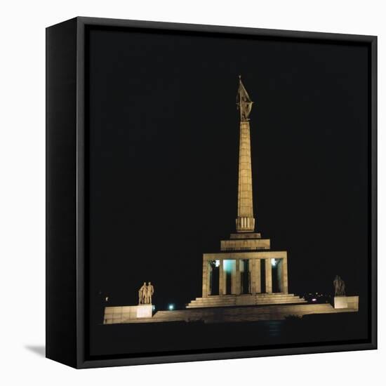 Illuminated Structure-null-Framed Stretched Canvas